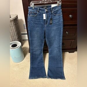 NWT Ann Taylor The Boot bootcut jeans high rise Curvy 8